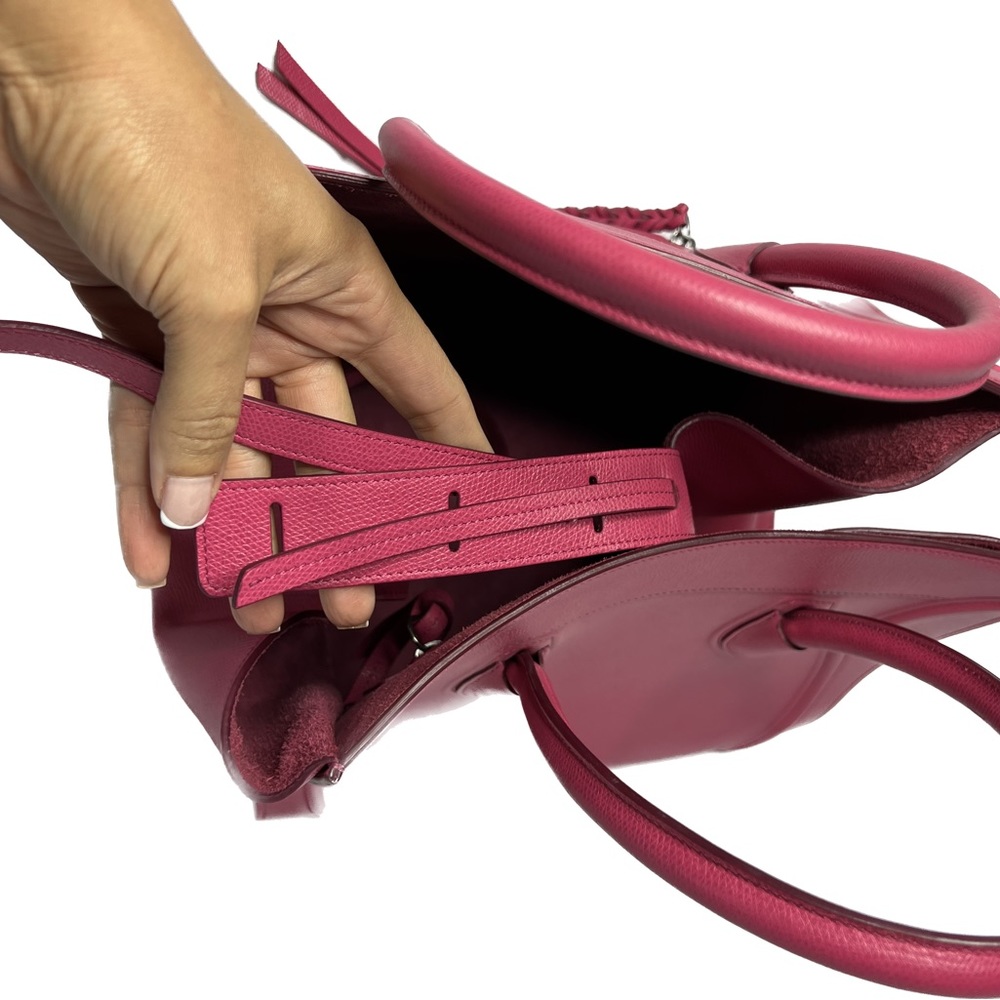 Beautiful, rasberry pink Celine Phantom Luggage bag. - Picture 3 of 5